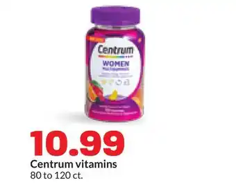 Hy-Vee Centrum vitamins offer