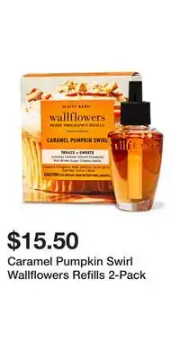 Bath & Body Works Caramel Pumpkin Swirl Wallflowers Refills 2-Pack offer
