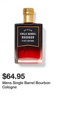 Mens Single Barrel Bourbon Cologne
