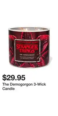 Bath & Body Works The Demogorgon 3-Wick Candle offer