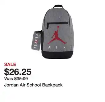 Belk Jordan Air School Backpack offer