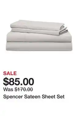 Belk Spencer Sateen Sheet Set offer