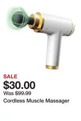 Belk Cordless Muscle Massager offer