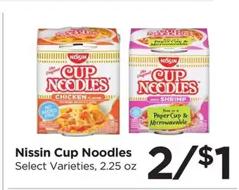 Food 4 Less Nissin Cup Noodles offer
