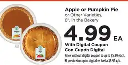 Food 4 Less Apple or Pumpkin Pie offer