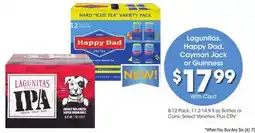 Ralphs Lagunitas, Happy Dad, Cayman Jack or Guinness offer