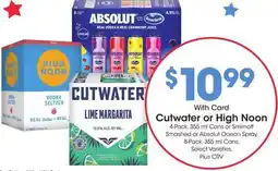 Ralphs Cutwater or High Noon offer