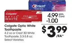 Ralphs Colgate Optic White Toothpaste offer