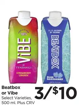 Food 4 Less Beatbox or Vibe offer