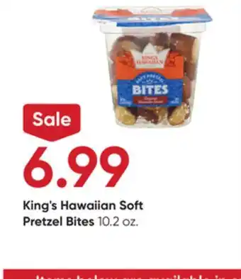 Stater Bros King's Hawaiian Soft Pretzel Bites offer