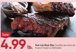 Stater Bros Pork Loin Back Ribs offer