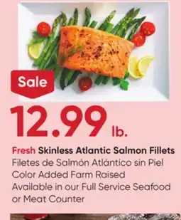 Stater Bros Fresh Skinless Atlantic Salmon Fillets offer