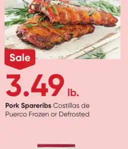 Stater Bros Pork Spareribs offer