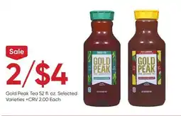 Stater Bros Gold Peak Tea offer