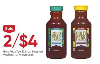 Stater Bros Gold Peak Tea offer