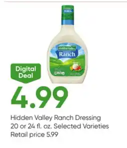 Stater Bros Hidden Valley Ranch Dressing offer