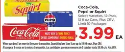 Food 4 Less Coca-Cola, Pepsi or Squirt offer