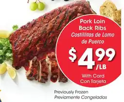 Ralphs Pork Loin Back Ribs offer