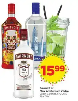 Food 4 Less Smirnoff or New Amsterdam Vodka offer