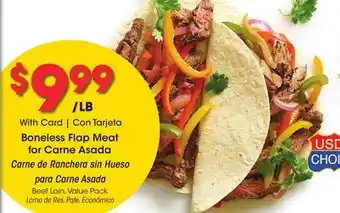 Ralphs Boneless Flap Meat for Carne Asada offer