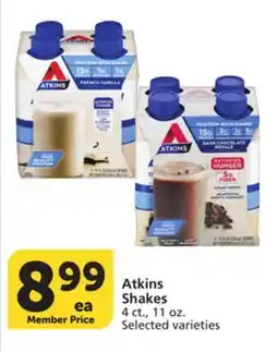 Vons Atkins Shakes offer