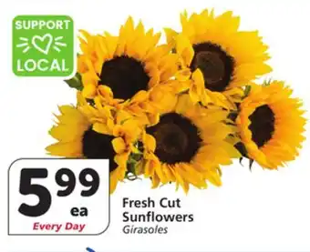 Vons Fresh Cut Sunflowers offer
