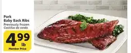 Vons Pork Baby Back Ribs offer