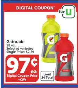 Vons Gatorade offer