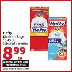 Vons Hefty Kitchen Bags offer