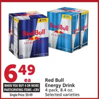 Vons Red Bull Energy Drink offer