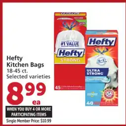 Albertsons Hefty Kitchen Bags offer