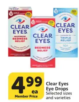 Albertsons Clear Eyes Eye Drops offer