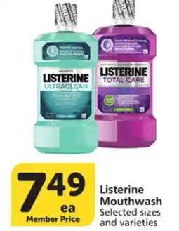 Albertsons Listerine Mouthwash offer