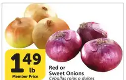 Albertsons Red or Sweet Onions offer