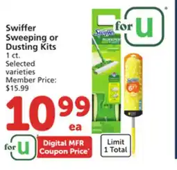Albertsons Swiffer Sweeping or Dusting Kits offer