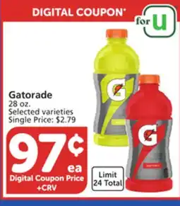 Albertsons Gatorade offer