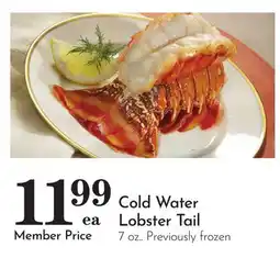 Pavilions Cold Water Lobster Tail offer