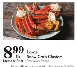 Pavilions Large Snow Crab Clusters offer