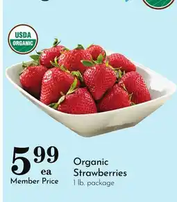 Pavilions Organic Strawberries offer