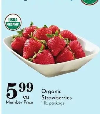 Pavilions Organic Strawberries offer
