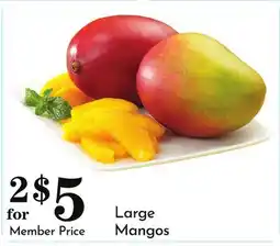 Pavilions Large Mangos offer