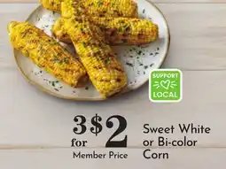 Pavilions Sweet White or Bi-color Corn offer