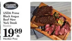 Pavilions USDA Prime Black Angus Beef New York Steak offer