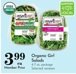 Pavilions Organic Girl Salads offer