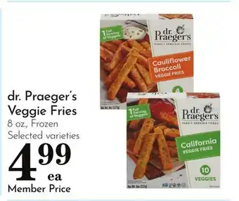 Pavilions dr. Praeger's Veggie Fries offer