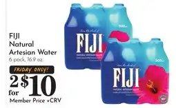 Pavilions FIJI Natural Artesian Water offer