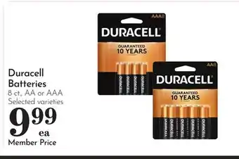 Pavilions Duracell Batteries offer