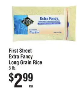 Smart & Final First Street Extra Fancy Long Grain Rice offer