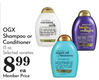 Pavilions OGX Shampoo or Conditioner offer