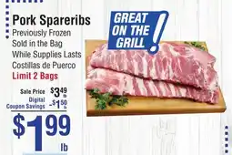 Smart & Final Pork Spareribs offer